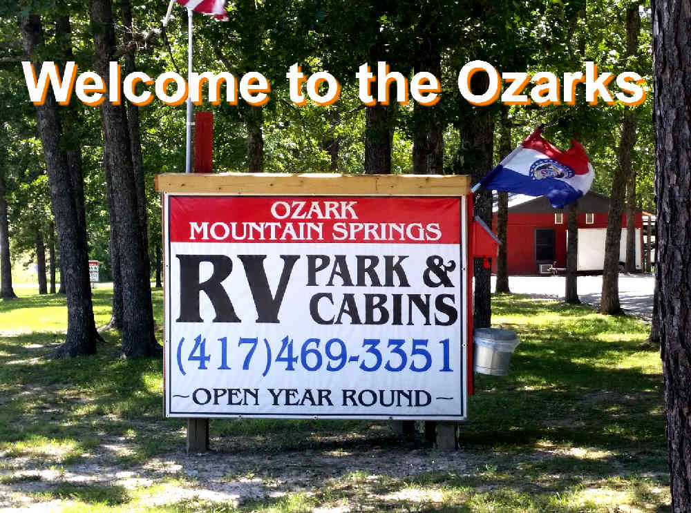 Ozark Mountain Springs Rv Park Cabins Large Camp Rv Sites